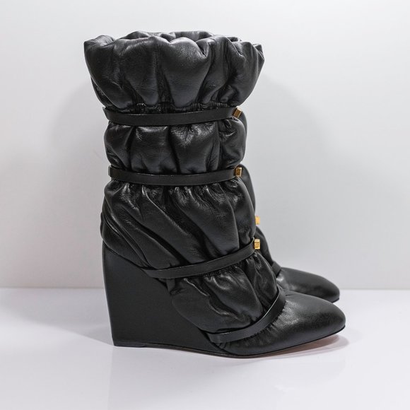 Stuart Weitzman Duvet Wedge Boots - Picture 2 of 16